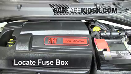 Replace a Fuse: 2012-2016 Fiat 500 - 2012 Fiat 500 c Pop 1 ... 2012 fiat 500 fuse box location 